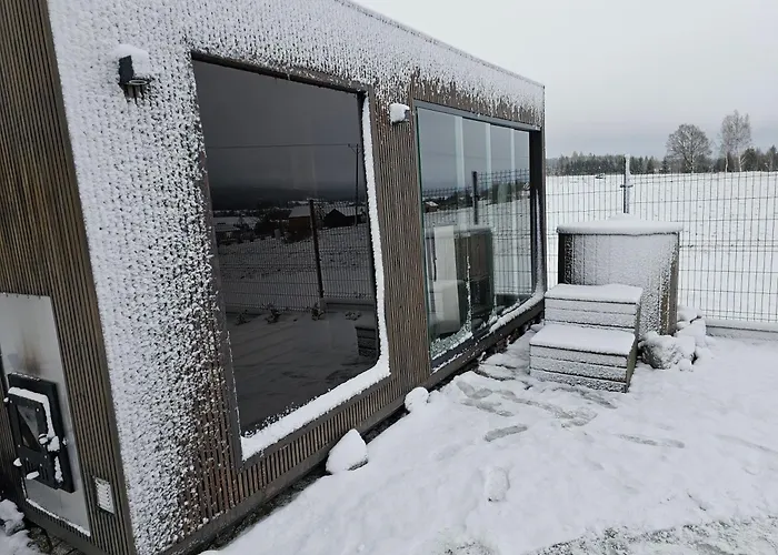 All Season Lasowka - Klimatyzowana Willa 10 Osobowa Z Widokiem Na Gory, Sauna Opalana Drewnem, Jacuzzi 4Km Do Zieleniec Ski Arena
